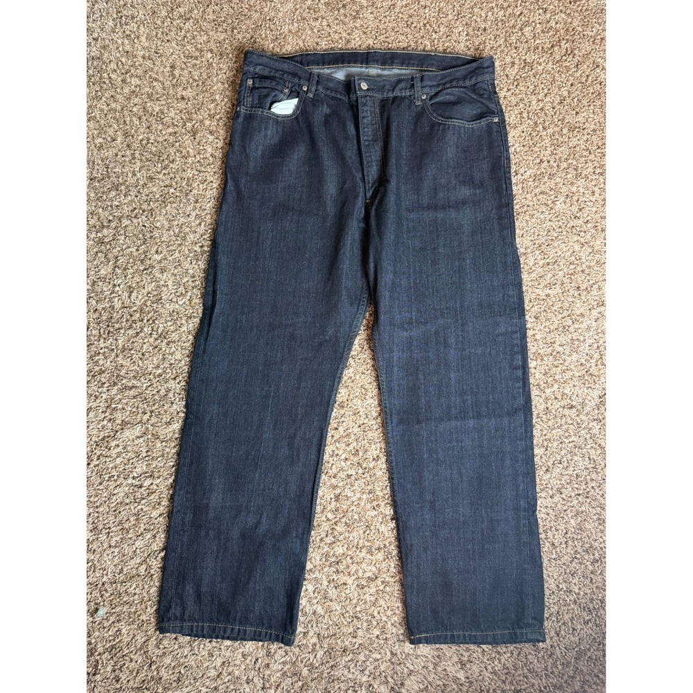 Levis 559 Relaxed Straight Leg Jeans Mens 40x30 Dark Wash Indigo Blue Denim